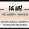 Addmefast Aккаунт: 10,000 Поинтов (Новый/Пополнение)