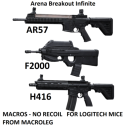 Arena Breakout Infinite. Скрипты для logitech. Пак 4 - только для Steam версии