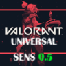 Универсальный макрос на Valorant. Sens - 0.5