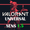 Универсальный макрос на Valorant. Sens - 1.5