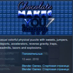 Chocolate makes you happy 7 STEAM KEY GLOBAL РОССИЯ