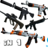 5 в 1 LOGITECH CS 2 | SG553, AK-47, M4A4-S, M4A4, AUG