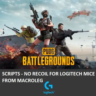PUBG - MP5, UMP, VECTOR - скрипты для logitech