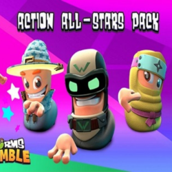Worms Rumble: DLC Action All-Stars Pack (Steam KEY)