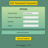 SAV Password Generator