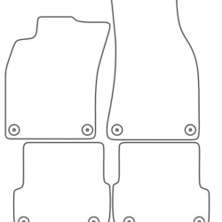 Audi A6 (C6) (08-11) Электронные лекала автоковриков