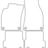 Audi A6 (C6) (08-11) Электронные лекала автоковриков