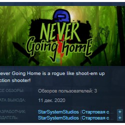 Never Going Home STEAM KEY REGION FREE GLOBAL