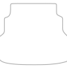 Toyota Avensis (03-09) (Combi) багажник. Лекало коврика