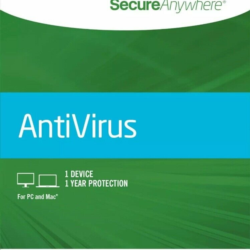 Webroot SecureAnywhere AntiVirus до  30.12.2026  /1 пк