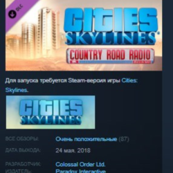 Cities: Skylines - Country Road Radio STEAM KEY