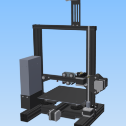 3D модель принтера Creality Ender 3