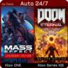 24/7 XBOX Mass Effect Legendary, DOOM Eternal Deluxe