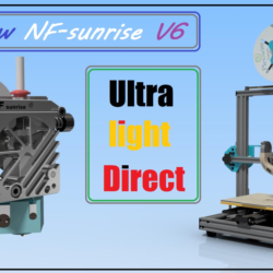 3D модель Директ экструдера NF-sunrise для 3D принтера