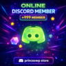 Discord Сервер 🟢Онлайн участники | 100 = 4$
