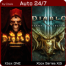 24/7 XBOX Diablo II Resurrected, Diablo III Eternal Collection