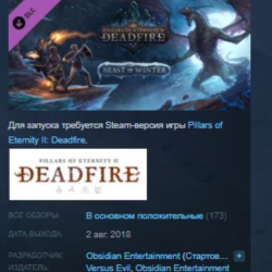 Pillars of Eternity II: Deadfire Beast of Winter STEAM