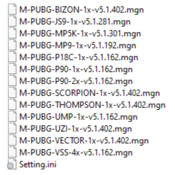 PUBG - 5.7, 9, .45 - макросы для bloody, x7