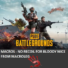 PUBG - 5.7, 9, .45 - макросы для bloody, x7