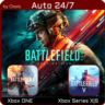 24/7 XBOX Battlefield 2042, Battlefield 1, Battlefield V
