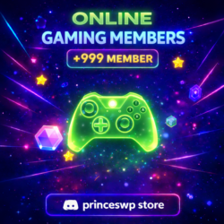 Discord Server Online Gaming Members 👾 100=5$