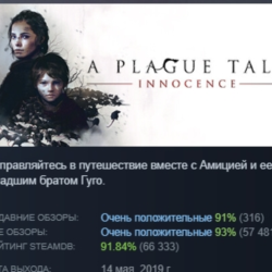 A Plague Tale: Innocence АВТОДОСТАВКА STEAM GLOBAL МГНОВЕННО ЛИЦЕНЗИЯ