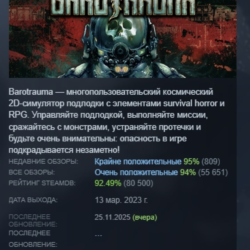 Barotrauma АВТОДОСТАВКА STEAM GLOBAL МГНОВЕННО ЛИЦЕНЗИЯ