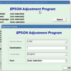 EPSON Adjustment Program Reset-L395