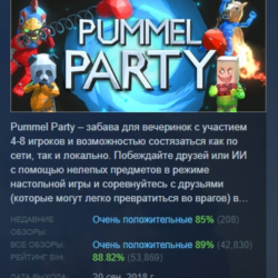 Pummel Party АВТОДОСТАВКА STEAM GLOBAL МГНОВЕННО ЛИЦЕНЗИЯ
