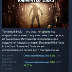 Tormented Souls АВТОДОСТАВКА STEAM GLOBAL МГНОВЕННО ЛИЦЕНЗИЯ