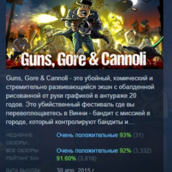 Guns, Gore and Cannoli 💎 АВТОДОСТАВКА STEAM GLOBAL МГНОВЕННО ЛИЦЕНЗИЯ