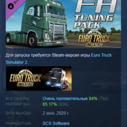 Euro Truck Simulator 2 - FH Tuning Pack DLC АВТОДОСТАВКА STEAM РОССИЯ