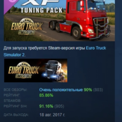 Euro Truck Simulator 2 - XF Tuning Pack DLC АВТОДОСТАВКА STEAM РОССИЯ