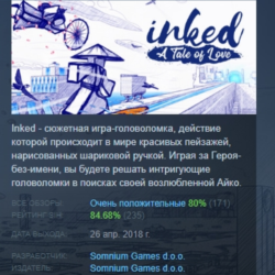 Inked: A Tale of Love АВТОДОСТАВКА STEAM GLOBAL МГНОВЕННО ЛИЦЕНЗИЯ