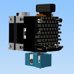 3D модель Директ экструдера  Trianglelab MATRIX LC Lite