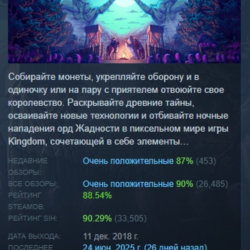 Kingdom Two Crowns АВТОДОСТАВКА STEAM GLOBAL МГНОВЕННО ЛИЦЕНЗИЯ