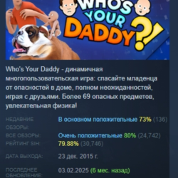 Who's Your Daddy?! АВТОДОСТАВКА STEAM GLOBAL МГНОВЕННО ЛИЦЕНЗИЯ