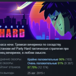 Party Hard АВТОДОСТАВКА STEAM GLOBAL МГНОВЕННО ЛИЦЕНЗИЯ