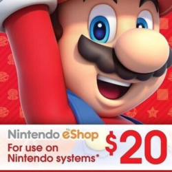 Nintendo eshop 20$ USA - без комиссии