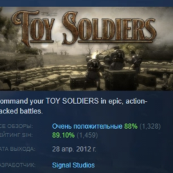 Toy Soldiers АВТОДОСТАВКА STEAM GLOBAL МГНОВЕННО ЛИЦЕНЗИЯ