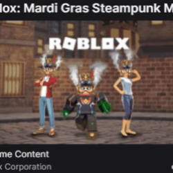 Roblox: Mardi Gras Steampunk Mask 🔑 Drop #4