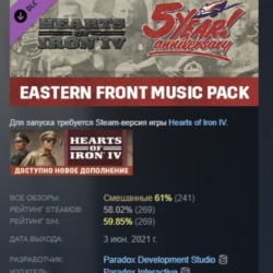 Music - Hearts of Iron IV: Songs of the Eastern Front DLC AUTODELIVERY STEAM RUSSIA