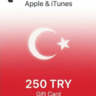 iTunes Gift Card (Турция) 250 TRY