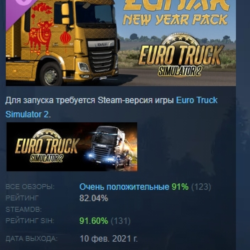 Euro Truck Simulator 2 - Lunar New Year Pack DLC АВТОДОСТАВКА STEAM РОССИЯ