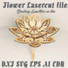 Цветок файлы для лазерной резки DXF SVG CDR EPS AI