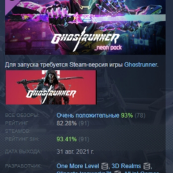 Ghostrunner - Neon Pack АВТОДОСТАВКА DLC STEAM РОССИЯ