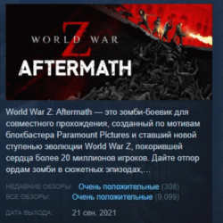 World War Z: Aftermath - Deluxe Edition STEAM KEY РФ СНГ ЛИЦЕНЗИЯ СТИМ КЛЮЧ