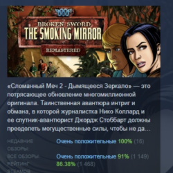 Сломанный Меч 2 Дымящееся Зеркало Расширенное издание АВТОДОСТАВКА STEAM GLOBAL МГНОВ