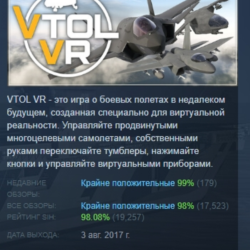 VTOL VR АВТОДОСТАВКА STEAM GLOBAL МГНОВЕННО ЛИЦЕНЗИЯ