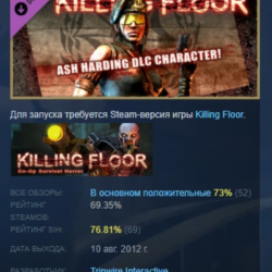 Killing Floor - Ash Harding Character Pack DLC АВТОДОСТАВКА STEAM РОССИЯ